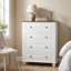 Commode 5 tiroirs, commode haute, commode de chambre H 36,7 po, rangement et armoire de rangement moderne, commode verticale pour chambre à coucher, garde-robe, couloir