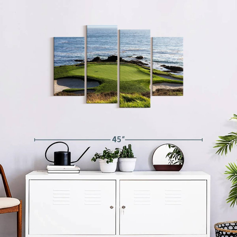 «Pebble Beach Golf Turf», reproduction d'art sur toile, H 22 po x l 36 po x P 1 po