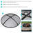  Heavy Duty Round Fire Pit Spark Screen-793711629