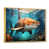 Gold Floater Framed