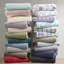 Ensemble de 4 draps 100% molleton doux au toucher - boulochage, lavable à la machine, avec drap plat, 2 taies d'oreiller ajustées, convient aux matelas de 16 po