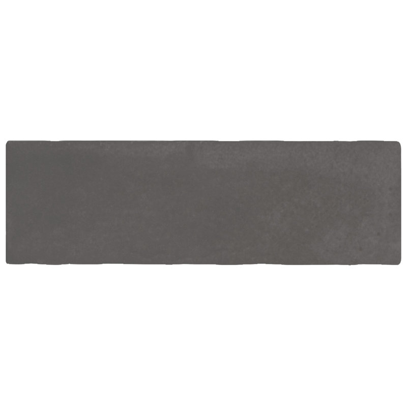 Coco 2" x 6" Porcelain Brick Look Subway Wall & Floor Tile, Black Hat