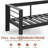 73" All-Weather Aluminum Patio Sofa, 3 Seat Outdoor Couch With Thick Blue Cushions & Black Frame-913061077-913061079