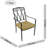 PROVENCE Mosaic Dining Table with 4 ASCOT Chairs Garden Set