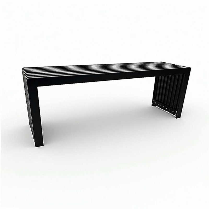 Dune Rounded Bench - Black