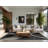 Soft Plush Eakes Modern Rustic Geometric Area Rug in Gray – Black Binding-1561074535