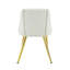 Ensemble de 2 chaises de salle à manger rembourrées synthétiques