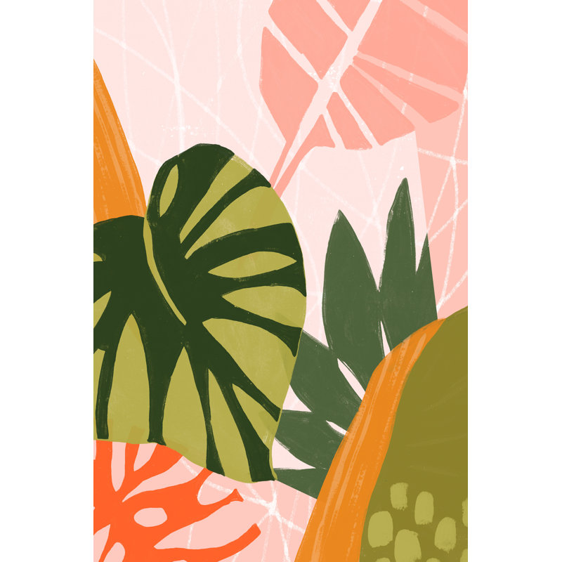 Jungle Collage I, H 18 po x l 12 po x P 1,25 po