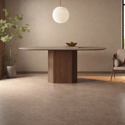 French Vintage Style Marble Dining Table