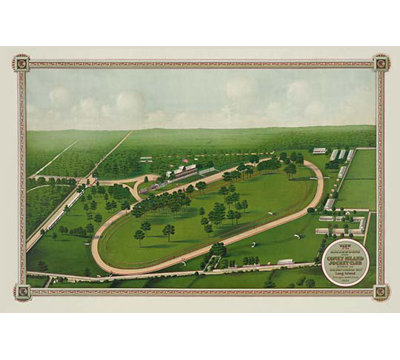 Hippodrome de coney island-impression d’art graphique