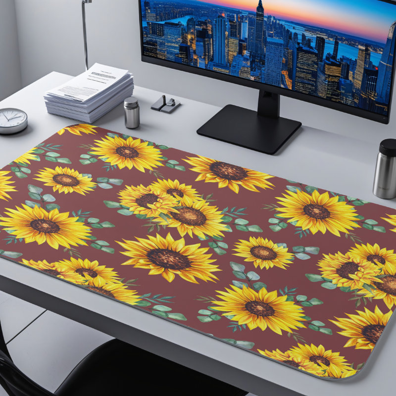 Polyester Desk Pad, 31.5x15.5