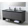 MATERA 72.05'' Double Bathroom Vanity with White Quartz Top