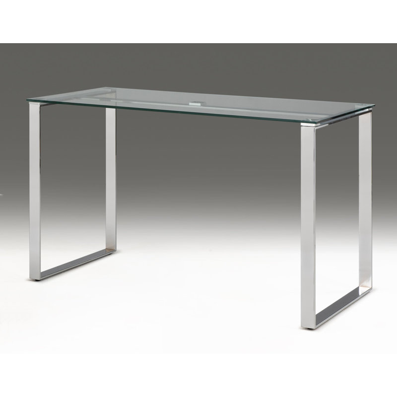 Bureau en verre Mutchler Creek, Chrome