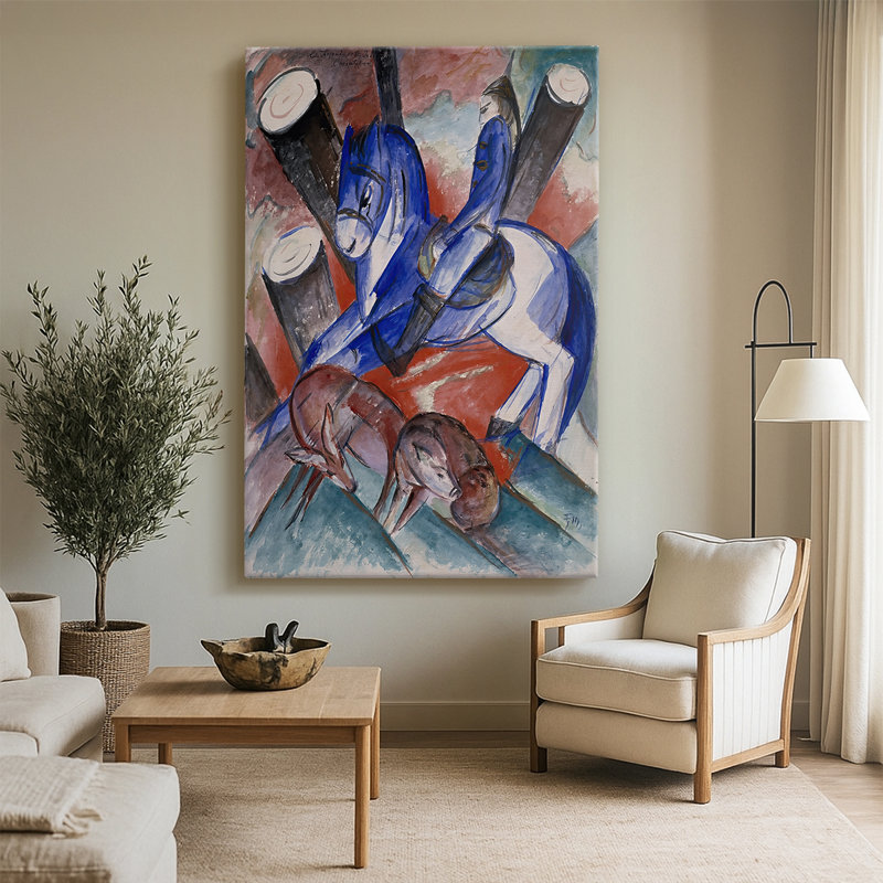 St. Julian the Hospitalaller - Gallerie sur toile tendue par Franz Marc, 32 x 48