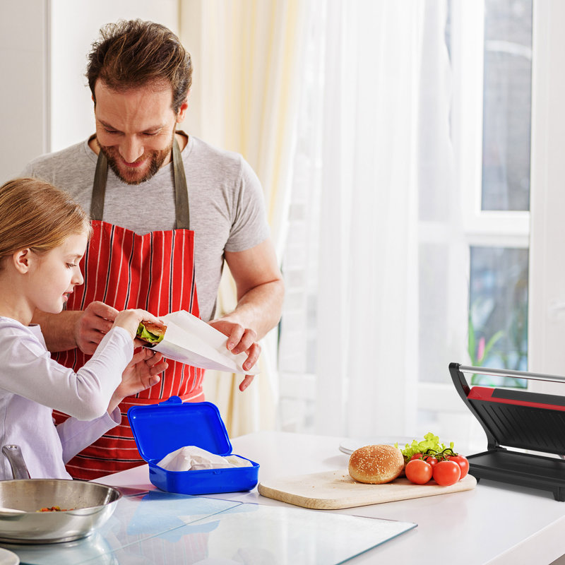 Chef Buddy 10'' Non Stick Electric Grill Sandwich Maker