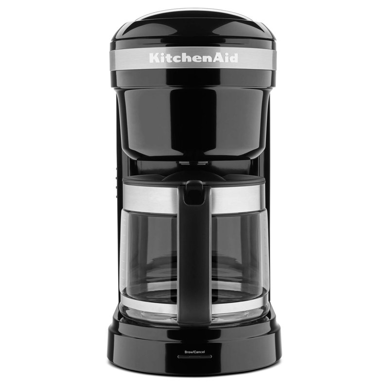 Cafetière à goutte à goutte en onyx 12 tasses KitchenAid, Noir