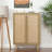 Corvyn Rattan Cabinet,Entry Cabinet Wood 2 Door Accent Cabinet with Adjustable Shelves Rustic Oak-691593609-691593622
