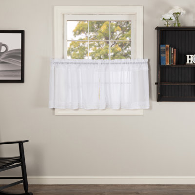 Andrade Cotton Ruffled Cafe Curtain