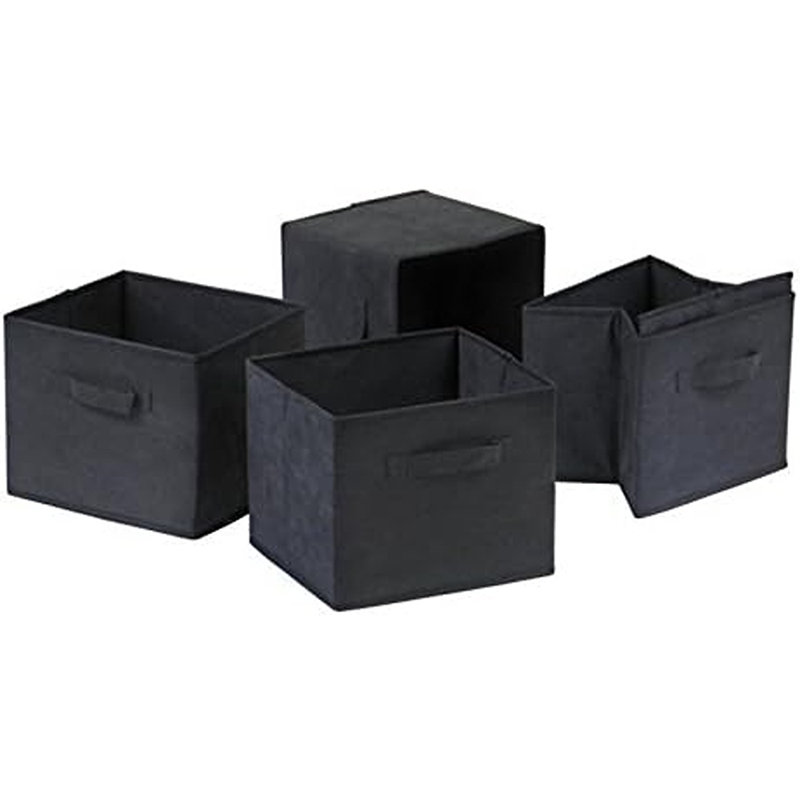 Noir - Solution de rangement durable pour la maison et le bureau