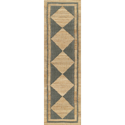 Erin Gates by Momeni Orchard Court Blue Hand Woven Wool and Jute Area Rug