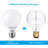 Dimmable G25 LED Vanity Bulb 5.5W(60W Equiv.), E26 /Medium (Standard) Base-56687714