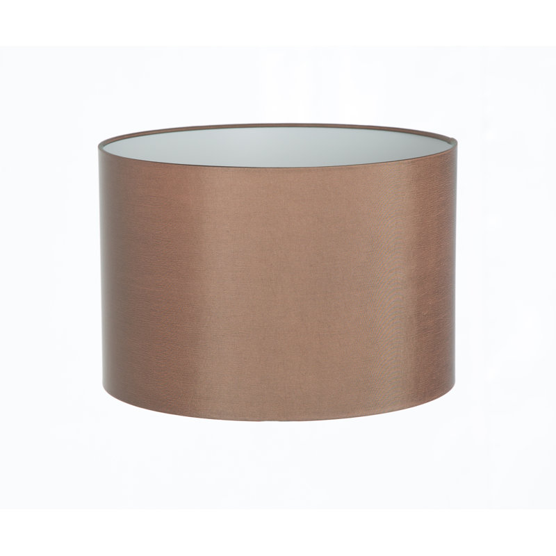 Polyester Drum Lamp Shade ( Screw On ), Taupe, 30cm H x 60cm W x 60cm D