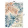 Onley Palm Frond Floral Orange/Ivory/Blue Indoor & Outdoor Area Rug