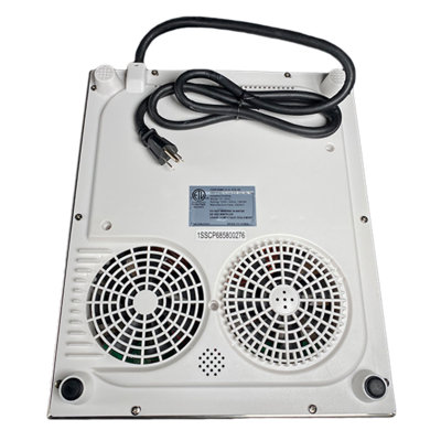 Plaque de cuisson à induction simple portative 12 po True Induction TI-1SSC, certifiée UL197, 1750 W, 120 V