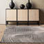 Clemones Swirl Black Area Rug-756805171