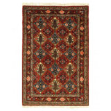 Mobin Hand Woven Cotton and Wool Oriental Area Rug