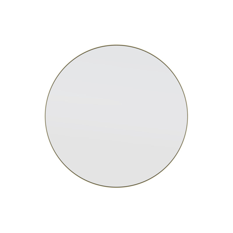 Modern & Contemporary Bathroom/Vanity Mirror, Satin Brass