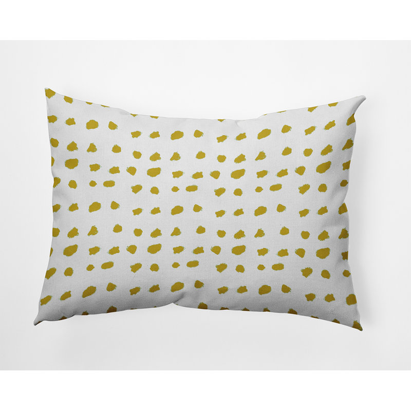 Abstract Reversible Throw Pillow, 14"H x 20"W, Rectangular