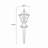 Brecken 24" Traditional Black Outdoor Stake Path Light