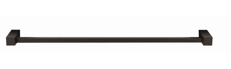Barre à serviettes murale Spa 2, Bronze, H 0,75 po x L 18,75 po x P 2,38 po