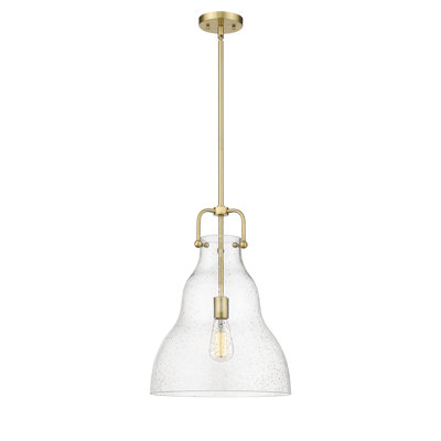 Luminaire suspendu en forme de globe à 1 lumière Fount