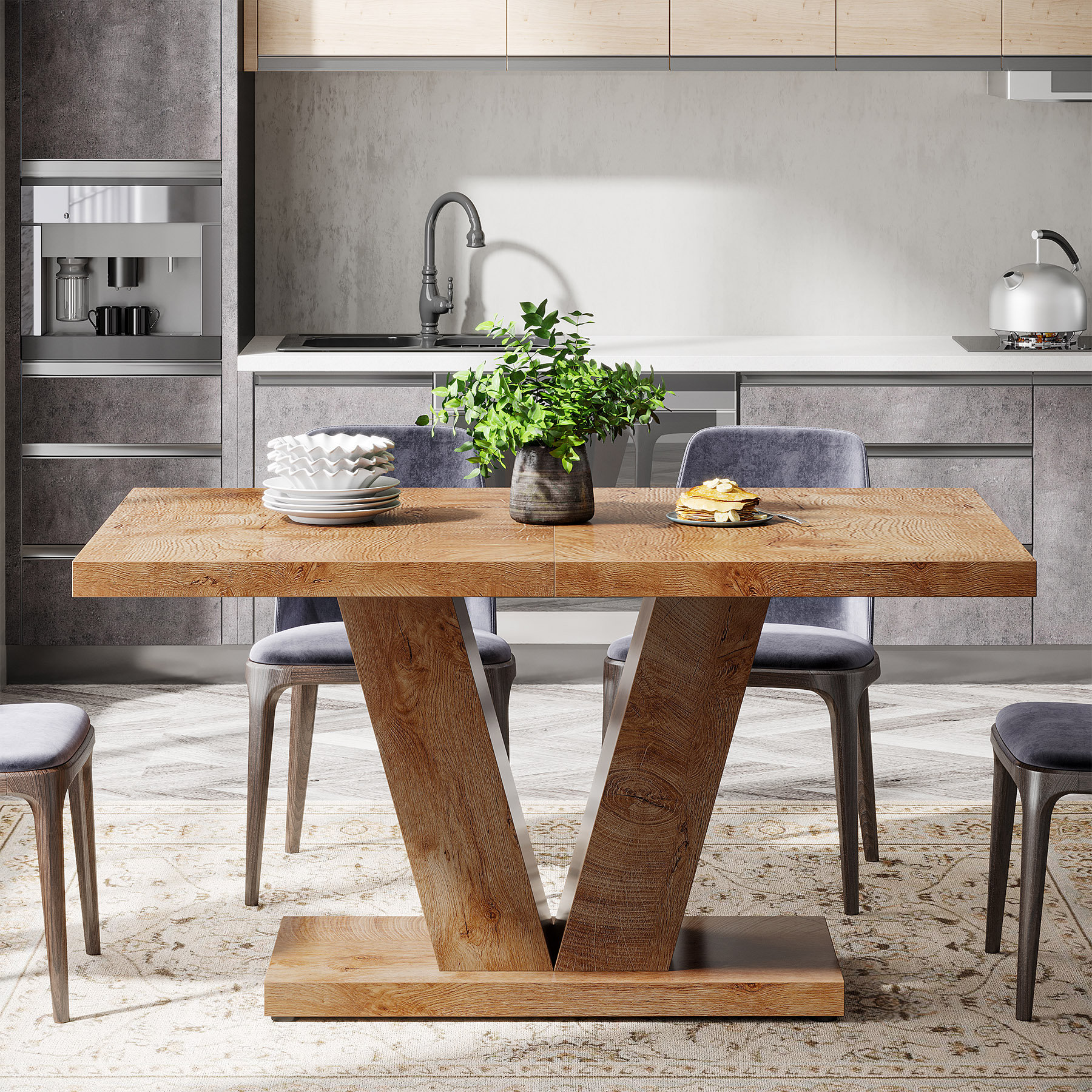 Wade Logan® Bernadete Dining Table & Reviews | Wayfair