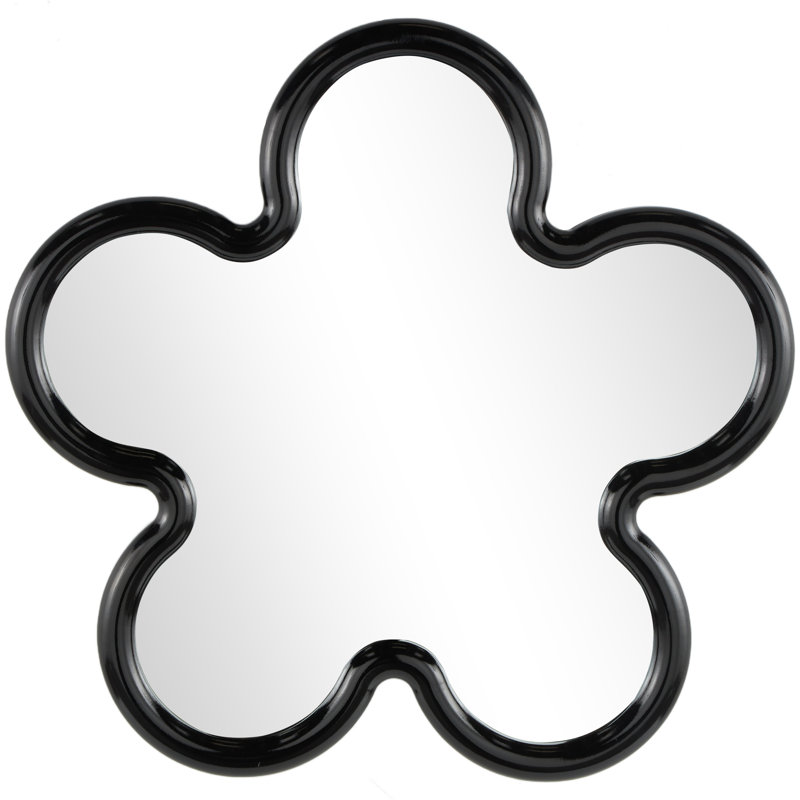 Grand miroir mural Cole and Grey, Noir, noir, noir, noir