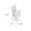 Chaise de dessinateur Calibrate Mesh par Modway-28222634