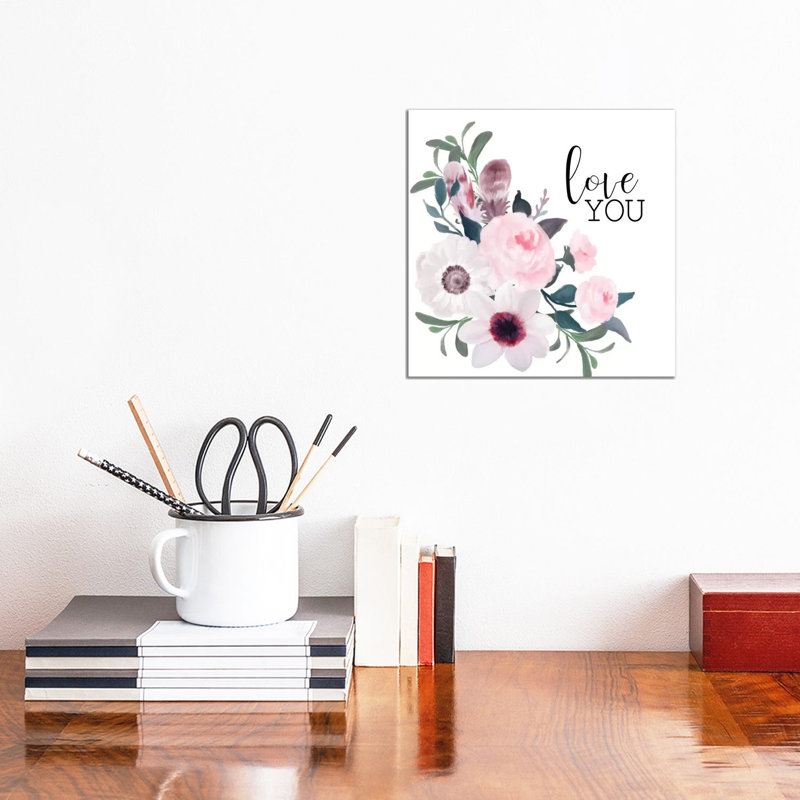 Love You by Kimberly Allen - Wrapped Canvas Gallery-Wrapped Canvas Giclée, 30.48cm H x 30.48cm W