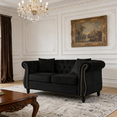 Canapé modulaire à accoudoirs arrondis 61,7 po Pasillas, canapé moderne, canapé profond, canapé confortable, canapé d'appoint