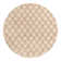 Latitude Run® Column Nikica Rug White and Gold