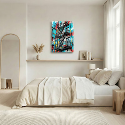 Graffiti urbain, impression sur toile, ensemble de 1