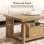 Table basse 47,24 "avec rangement ouvert