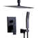 Ceiling Mount Complete Shower Faucet With Pressure Balancing Rough-In Valve