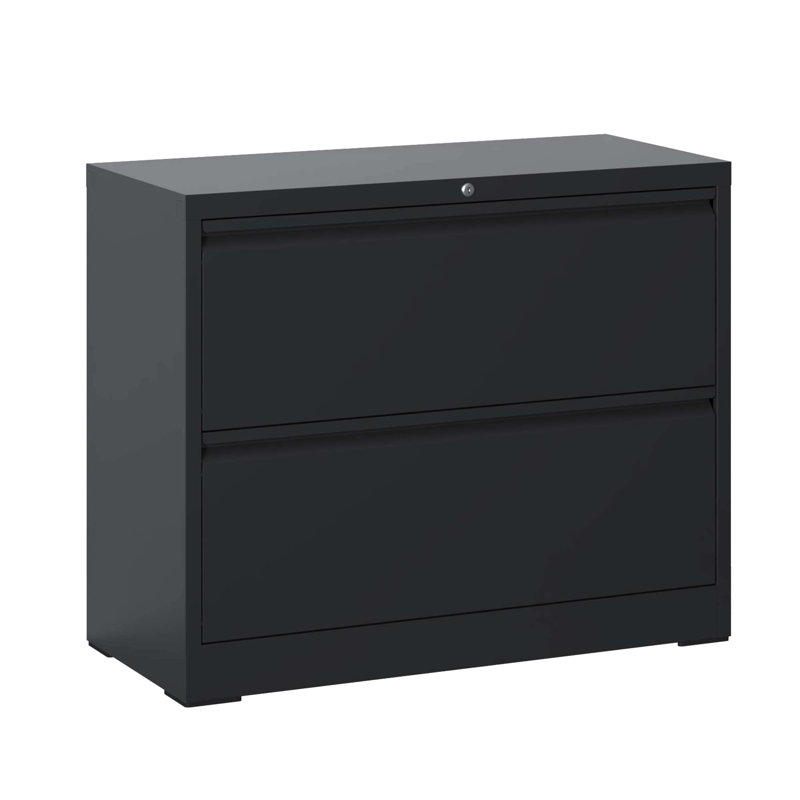 Heavy-Duty 2 Steel Filing Cabinet - Home Office Storage, Smooth Drawer Closing, 110Lbs Capacity, Design, Easy To Assemble File Organization Tool, Extension Drawers, Hardware, Setup