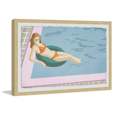 On a Floater 1 Piece Single Picture Frame Painting