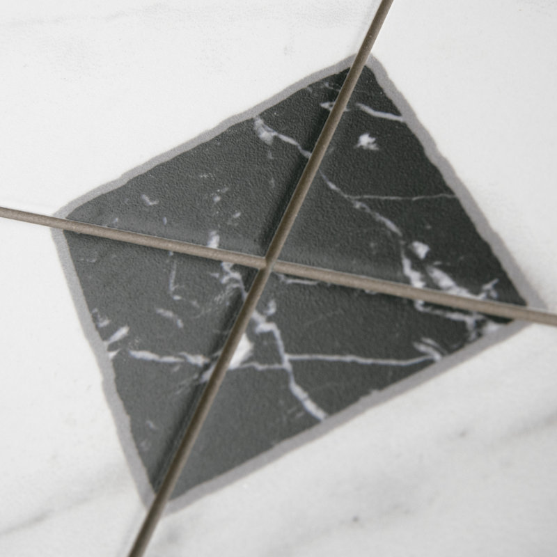 13 po Merzoni X 13 po Carreau de porcelaine pour plancher et mur