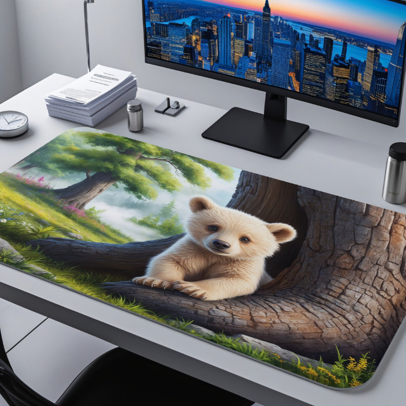 Polyester Desk Pad, 31.5x15.5