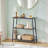 3-Tier Narrow Console Table with Open Storage Shelves-269595288
