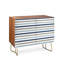 Armoire d'appoint 2 portes Linen Stripes-36743409